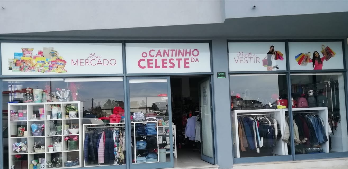 Fachada da loja O Cantinho da Celeste em Freamunde